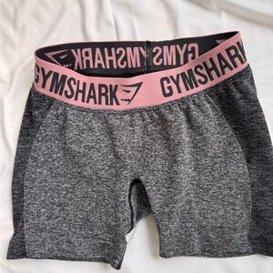 Gymshark Women's Athletic Shorts in Gray and Pink